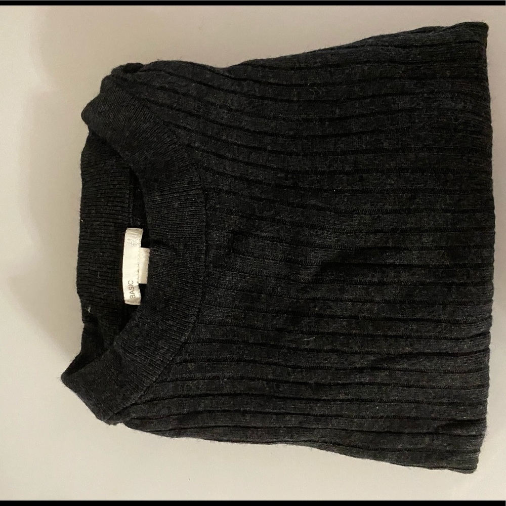 Hm crop grey sweater